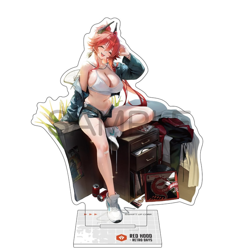 Nikke “Red Hood: Retro Days” Acrylic Stand Algernon Stands ~4.5 Inches