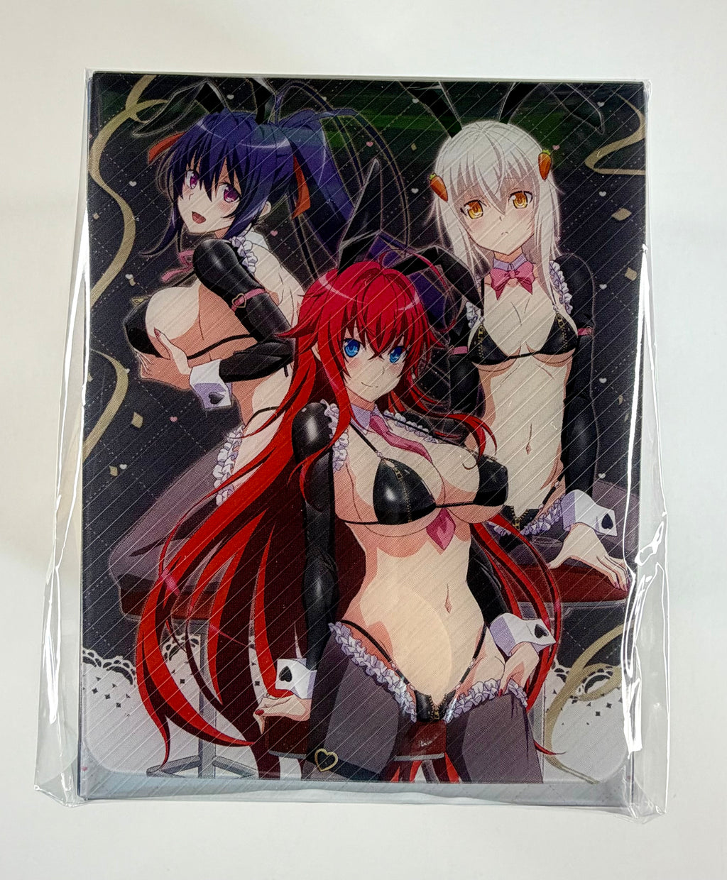High School DxD HERO “Rias, Akeno, Koneko” Deck Box Reverse Bunny Ver. Curtain Damashii