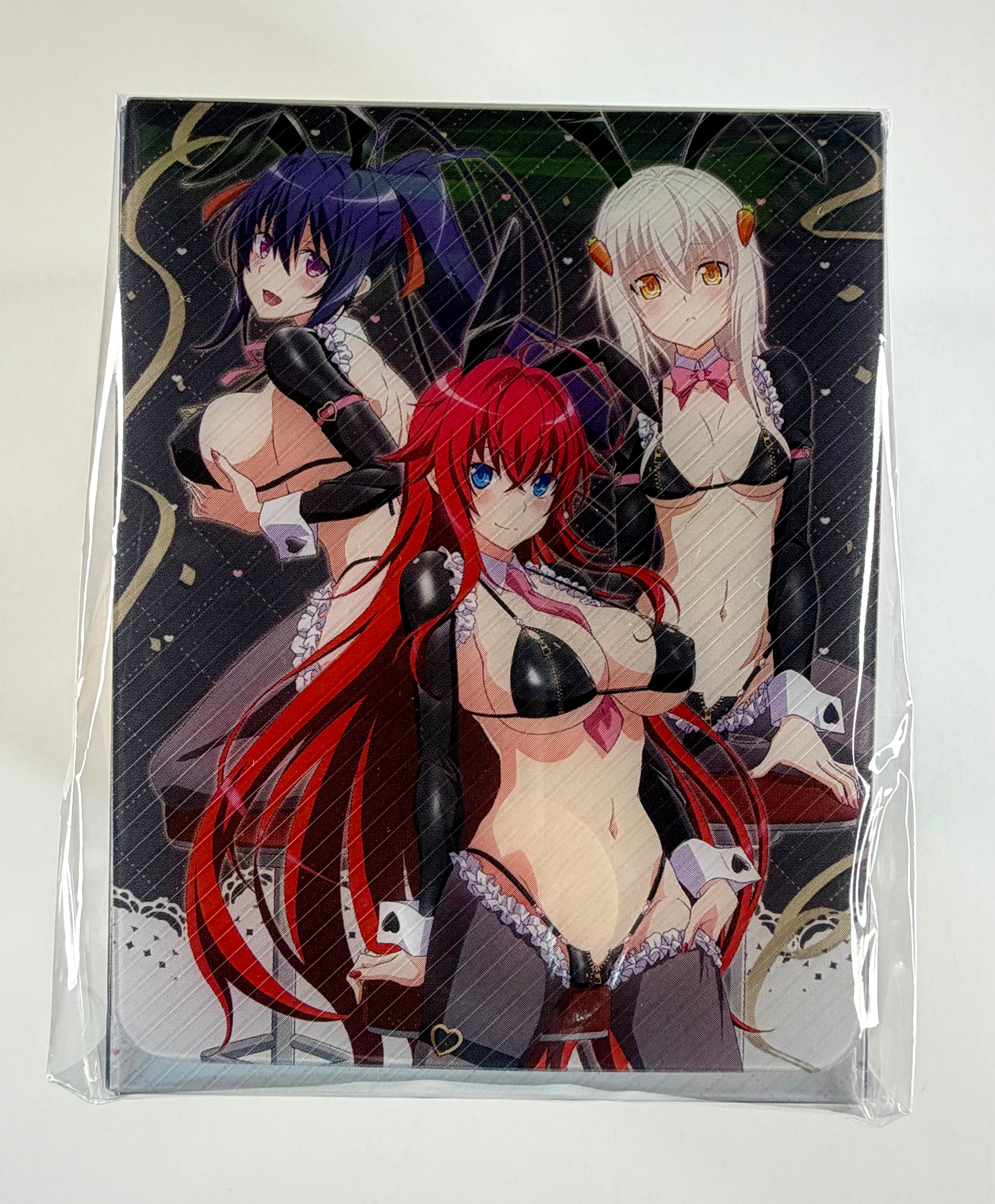 High School DxD HERO “Rias, Akeno, Koneko” Deck Box Reverse Bunny Ver. Curtain Damashii