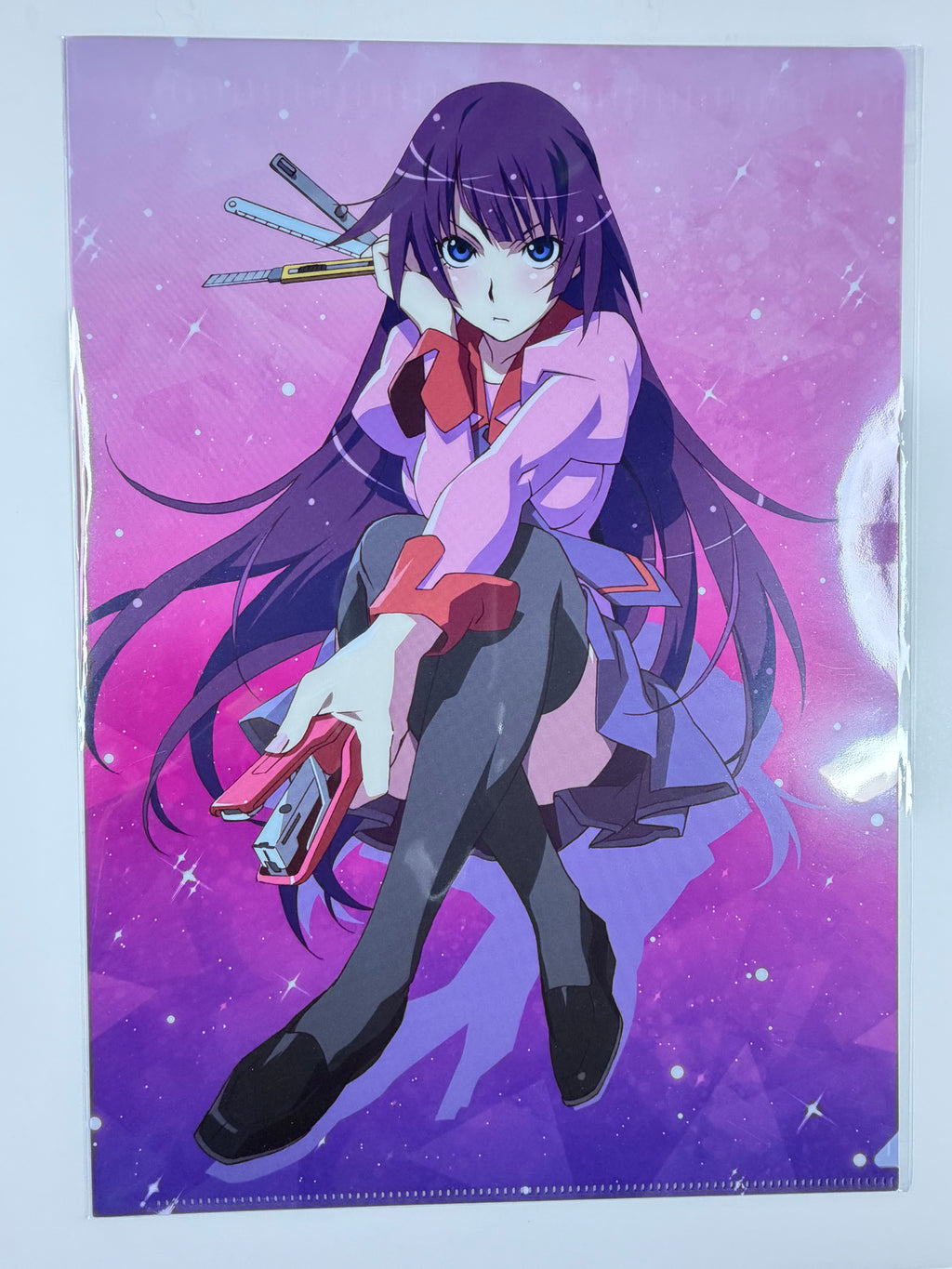 Monogatari Series "Hitagi Senjogahara" Clear File A4 Size Azumaker