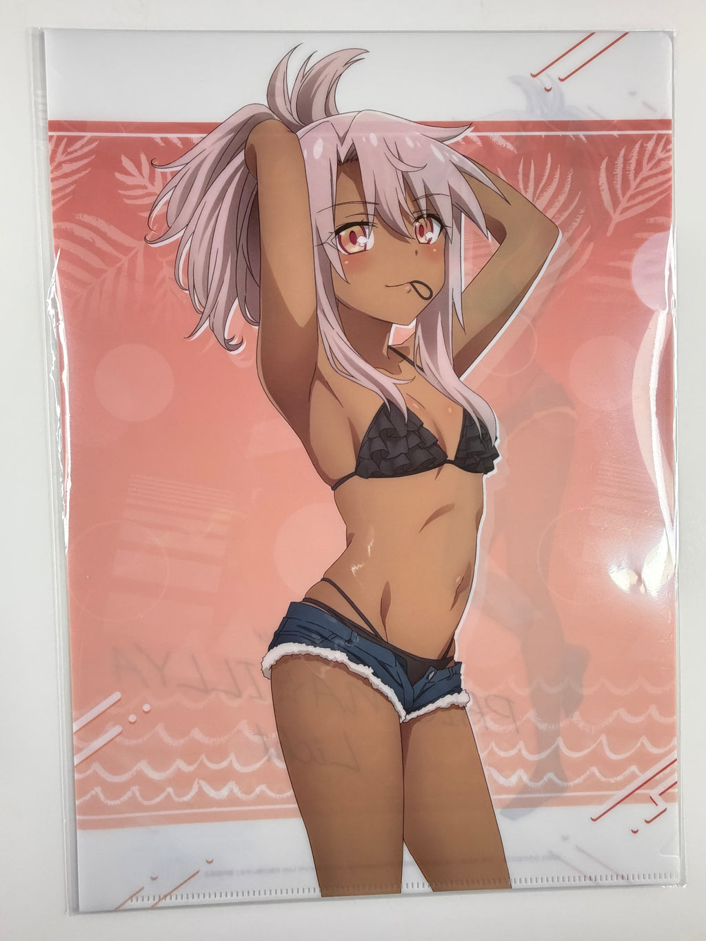 Fate/kaleid liner Prisma Illya "Chloe" Clear File A4 Size Curtain Damashii
