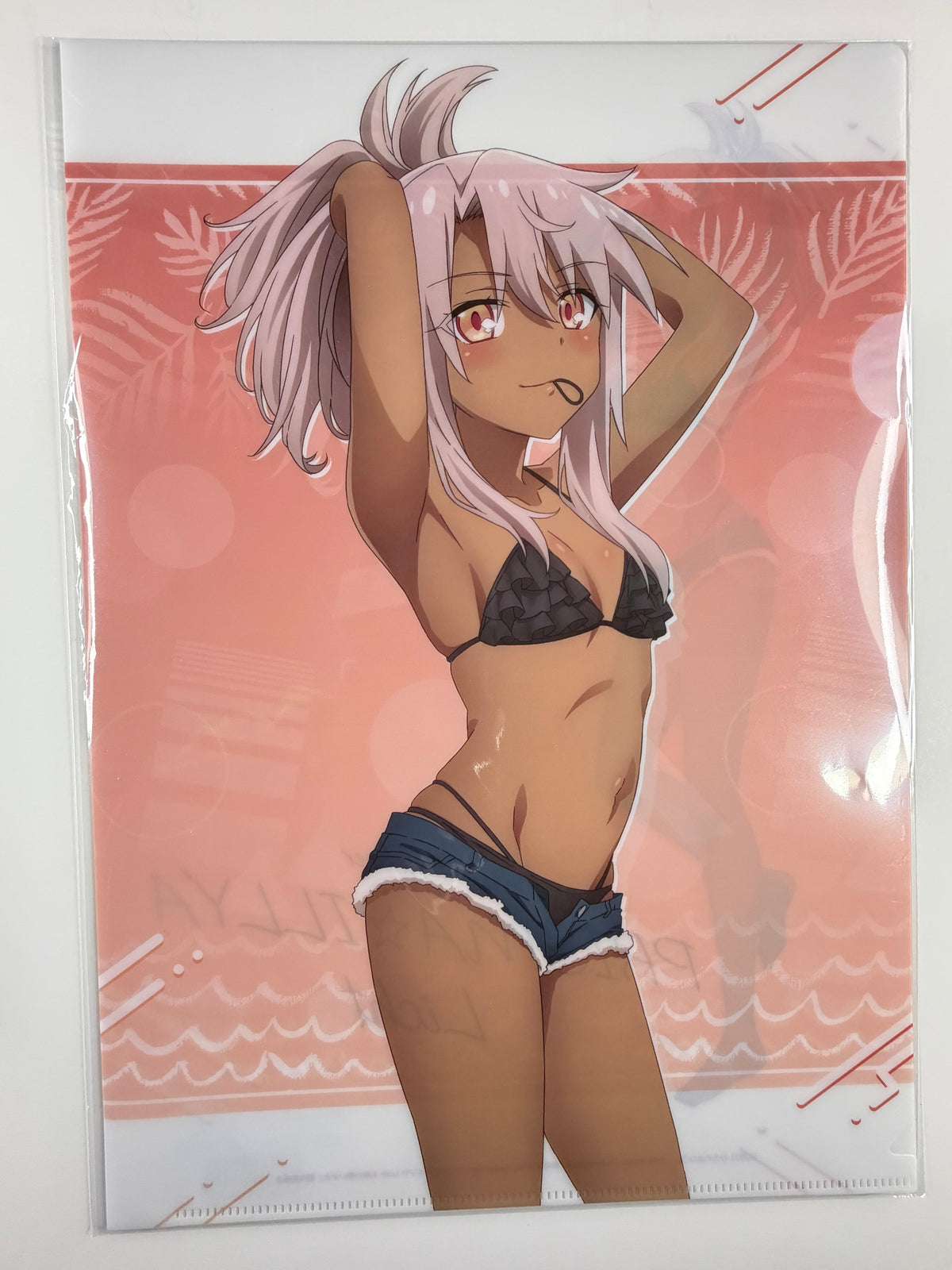 Fate/kaleid liner Prisma Illya "Chloe" Clear File A4 Size Curtain Damashii