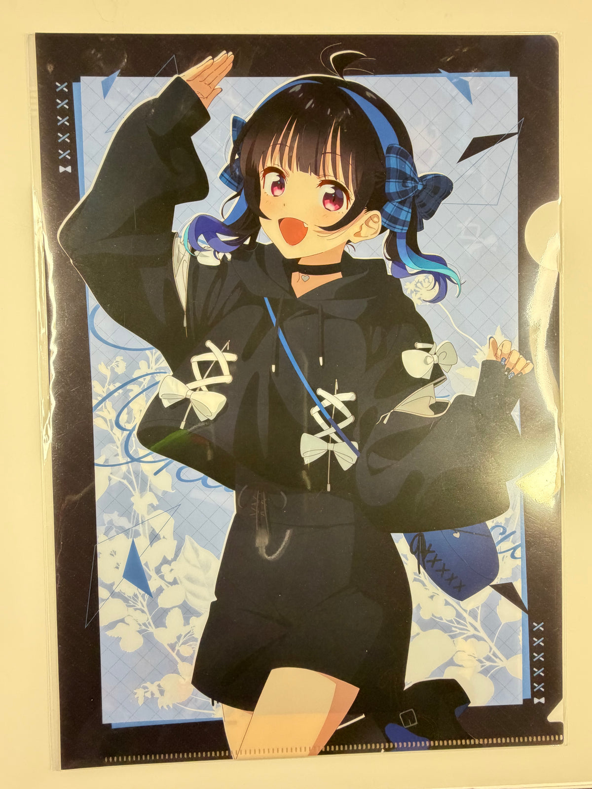 Rent-A-Girlfriend "Mini Yaemori: Gothic Style Date Clothes Ver" Clear File A4 Size Curtain Damashii