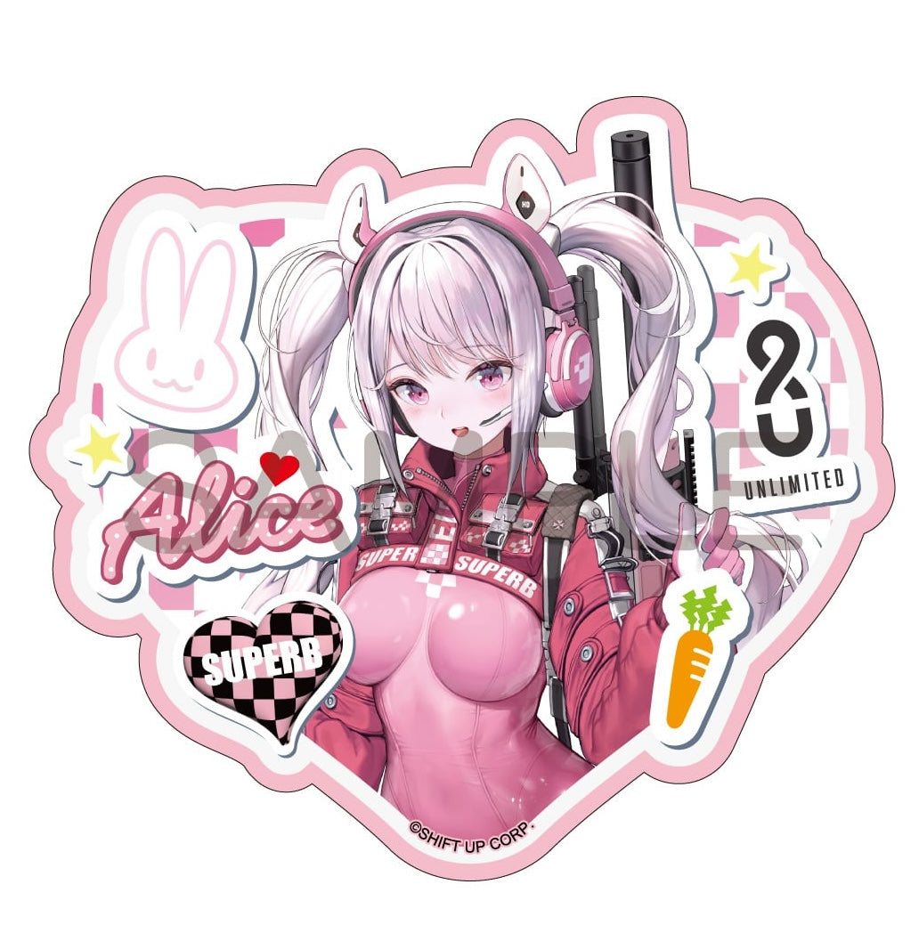 Nikke “Alice” Gun Girl Sticker Algernon