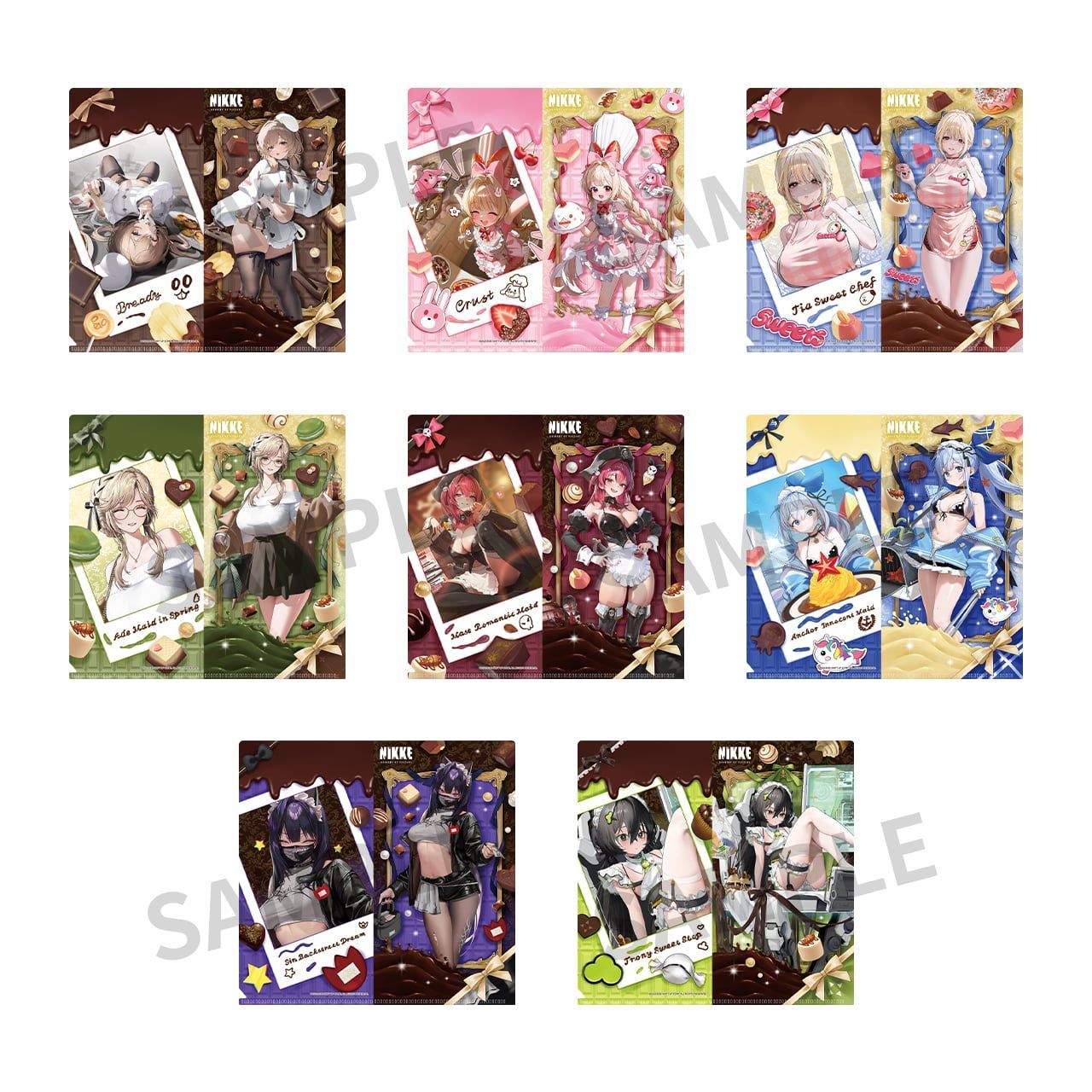 Nikke Clear File/Ticket Holder SWEET VALENTINE FAIR Sealed/Blind, Pack is random, may hit Duplicates.