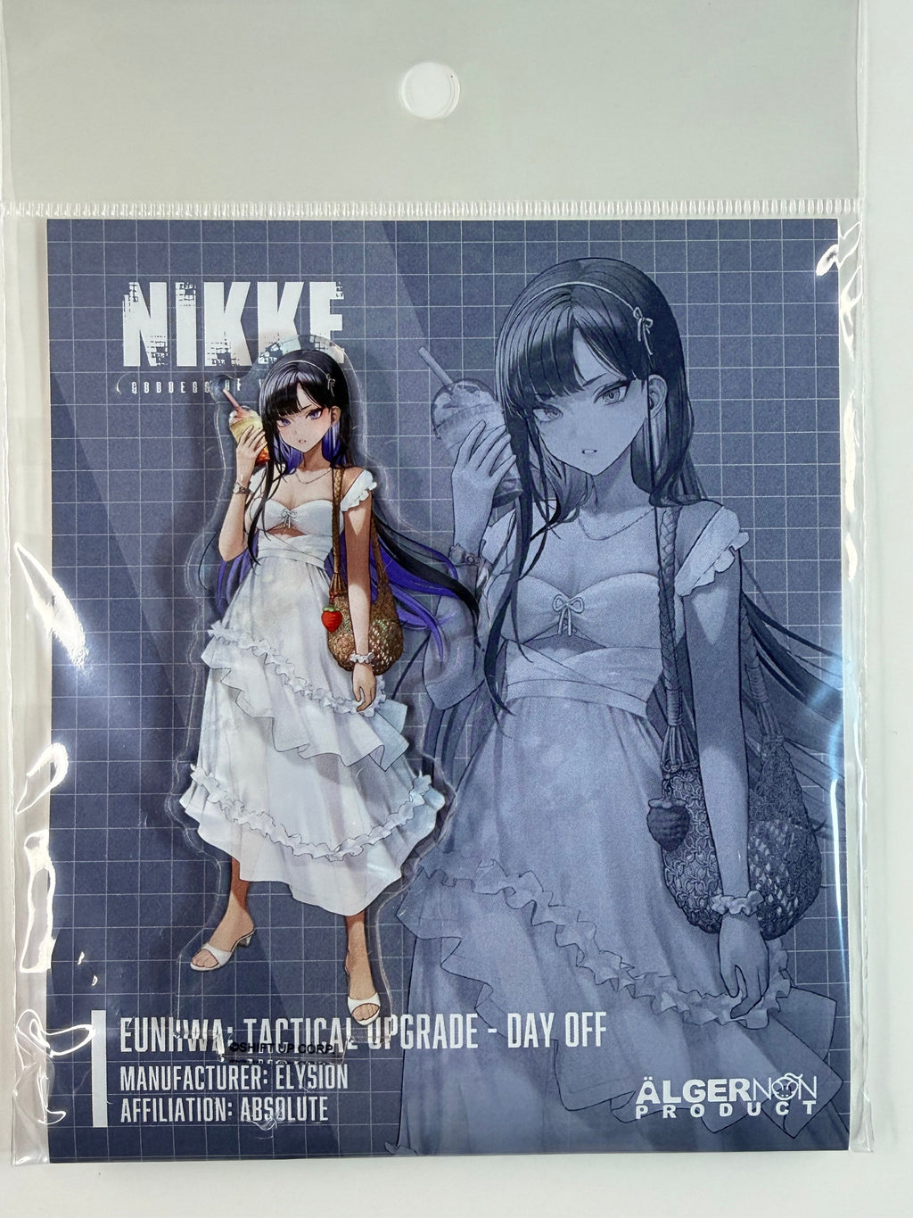 Nikke “Eunhwa: Tactical Upgrade - Day Off” Acrylic Stand Algernon
