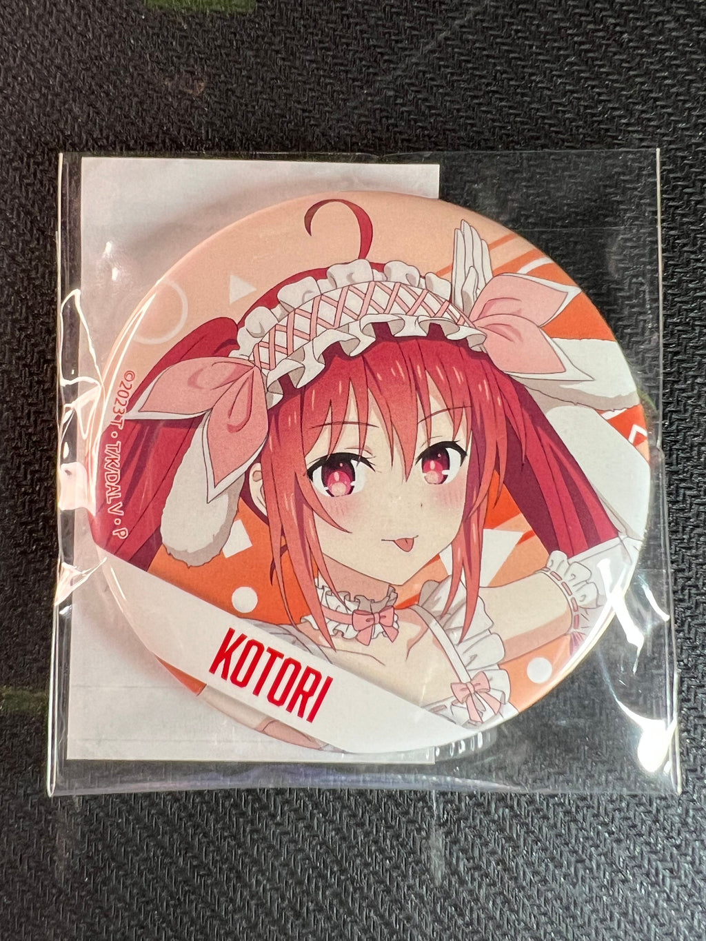 Date A Live V “Kotori" Badge Lolita Bunny Ver.