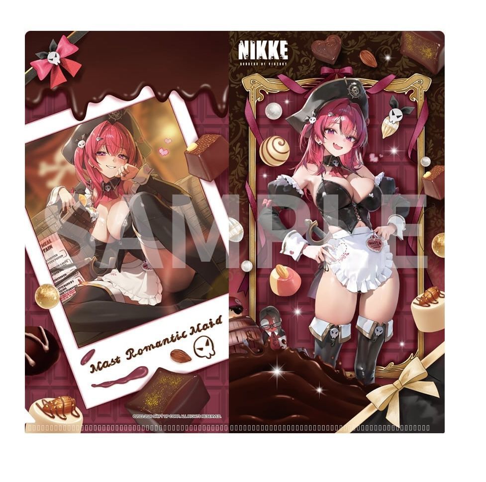 Nikke Clear File/Ticket Holder SWEET VALENTINE FAIR Sealed/Blind, Pack is random, may hit Duplicates.