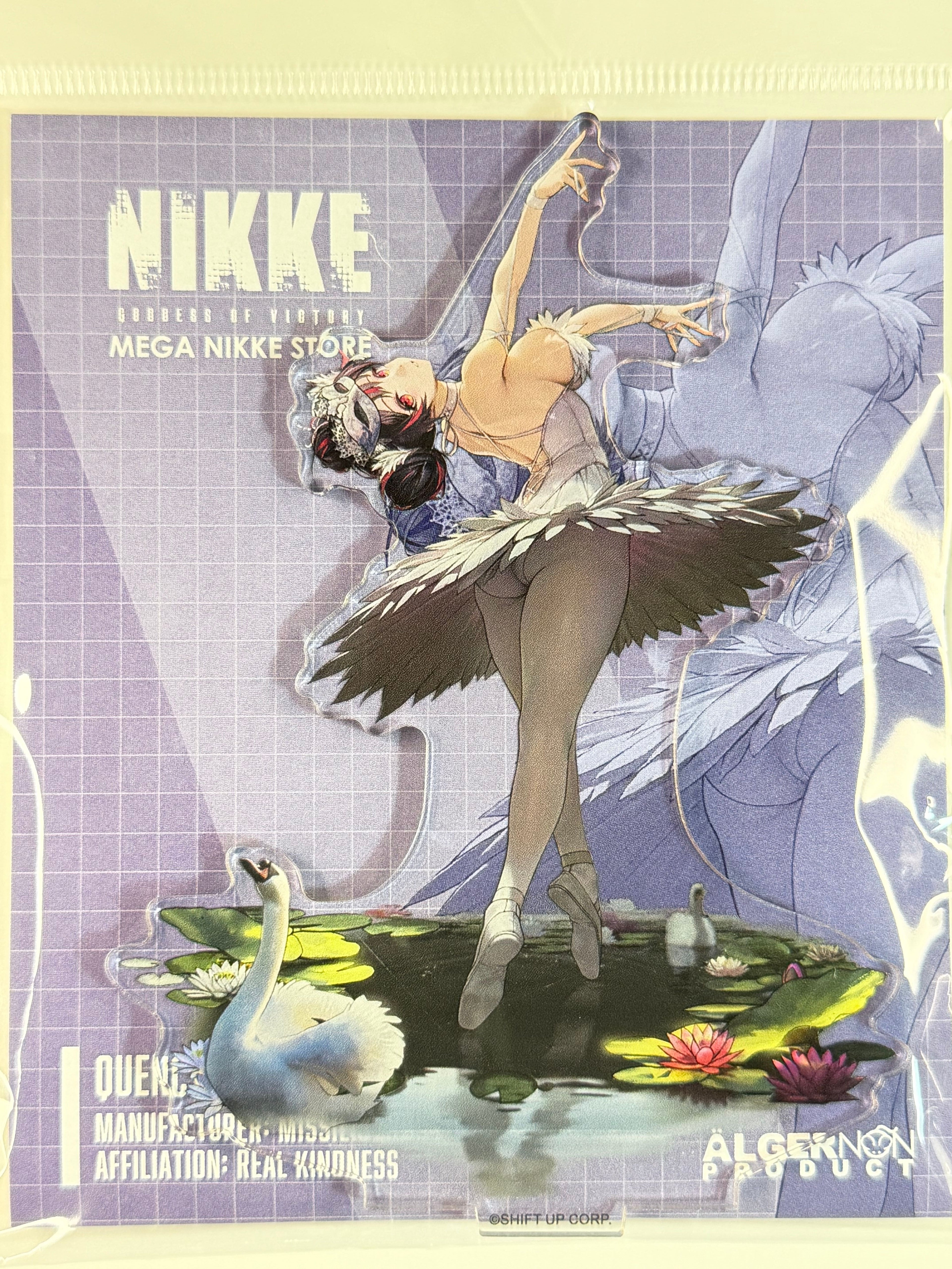 Nikke “Quency: Masquerade Swan” Acrylic Stand Mega Nikke Store Algernon