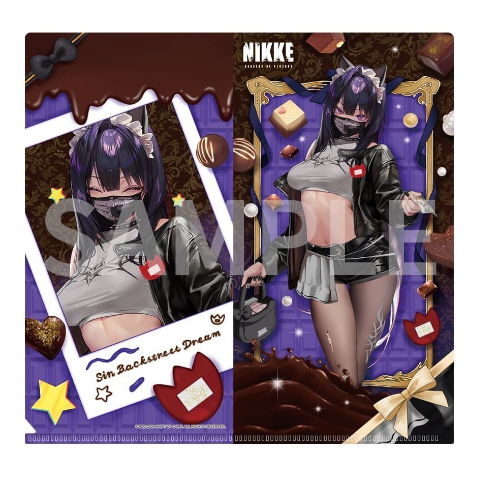 Nikke Clear File/Ticket Holder SWEET VALENTINE FAIR Sealed/Blind, Pack is random, may hit Duplicates.