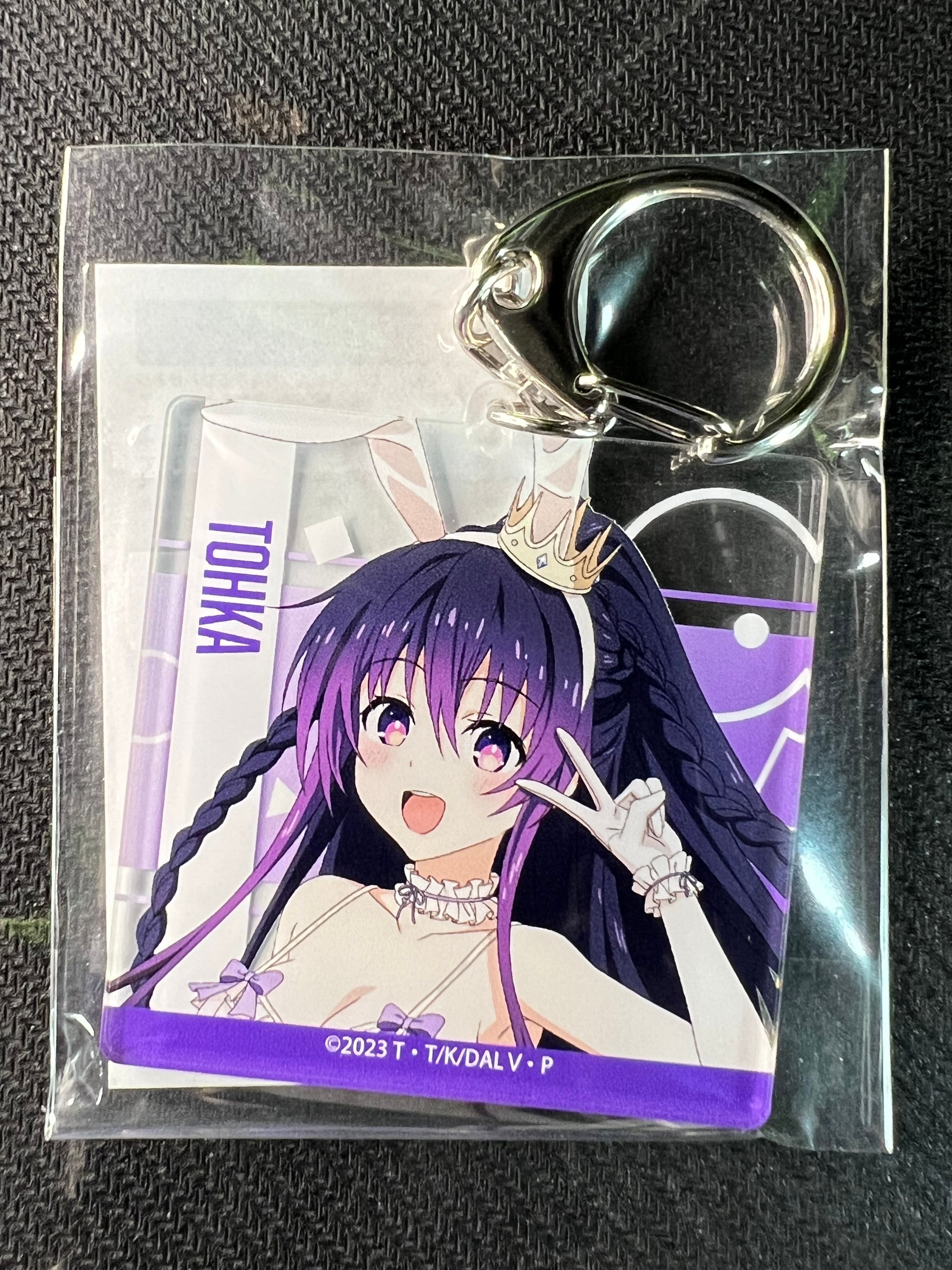 Date A Live V “Tohka" Acrylic Keychain Lolita Bunny Ver. ~2.4x2.2 Inches