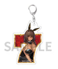 Nikke “Noir” Acrylic Keychain BUNNY FAIR 2025 ~2.3x2.3 Inches
