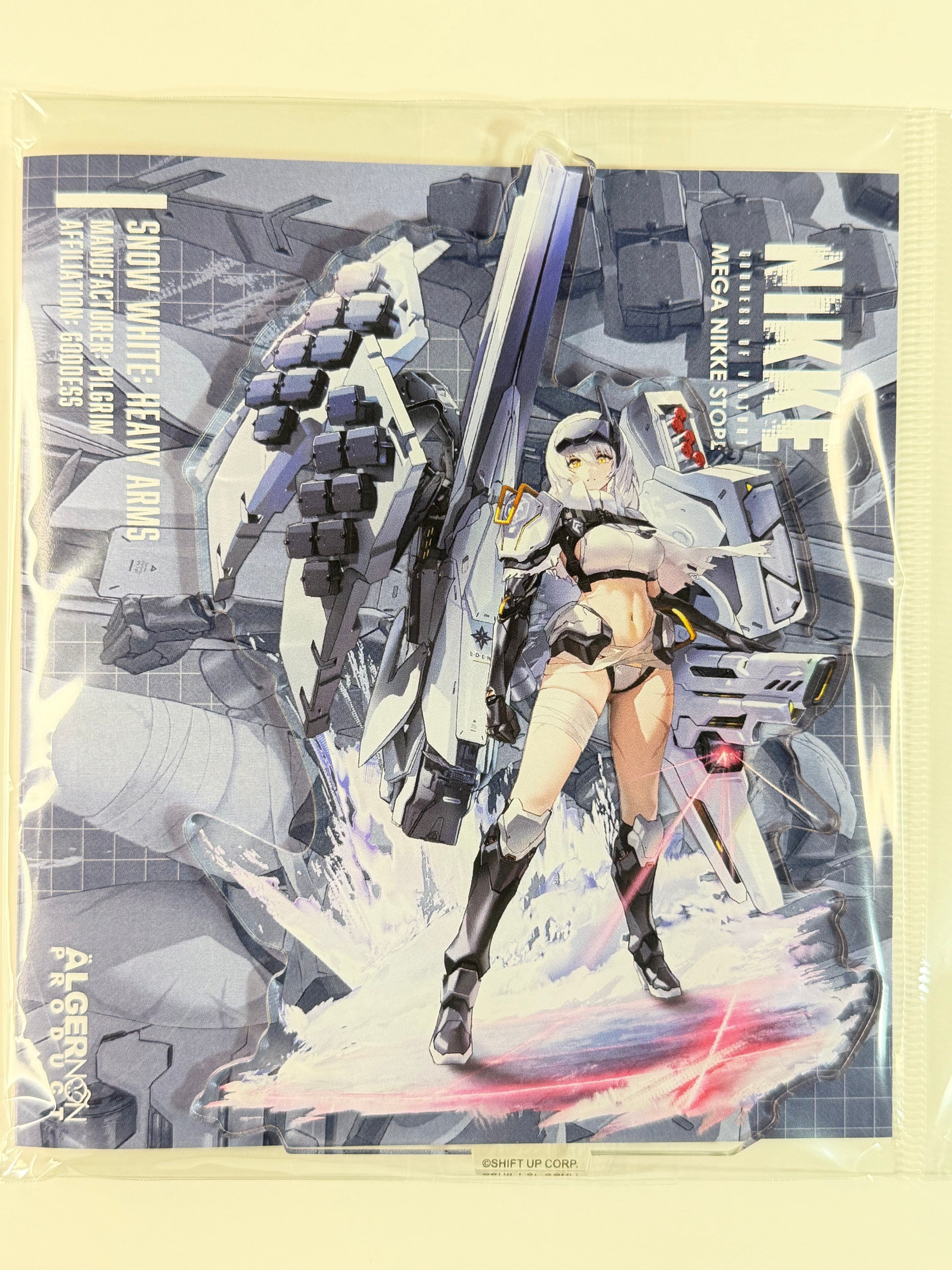 Nikke “Snow White: Heavy Arms” Acrylic Stand Mega Nikke Store Algernon
