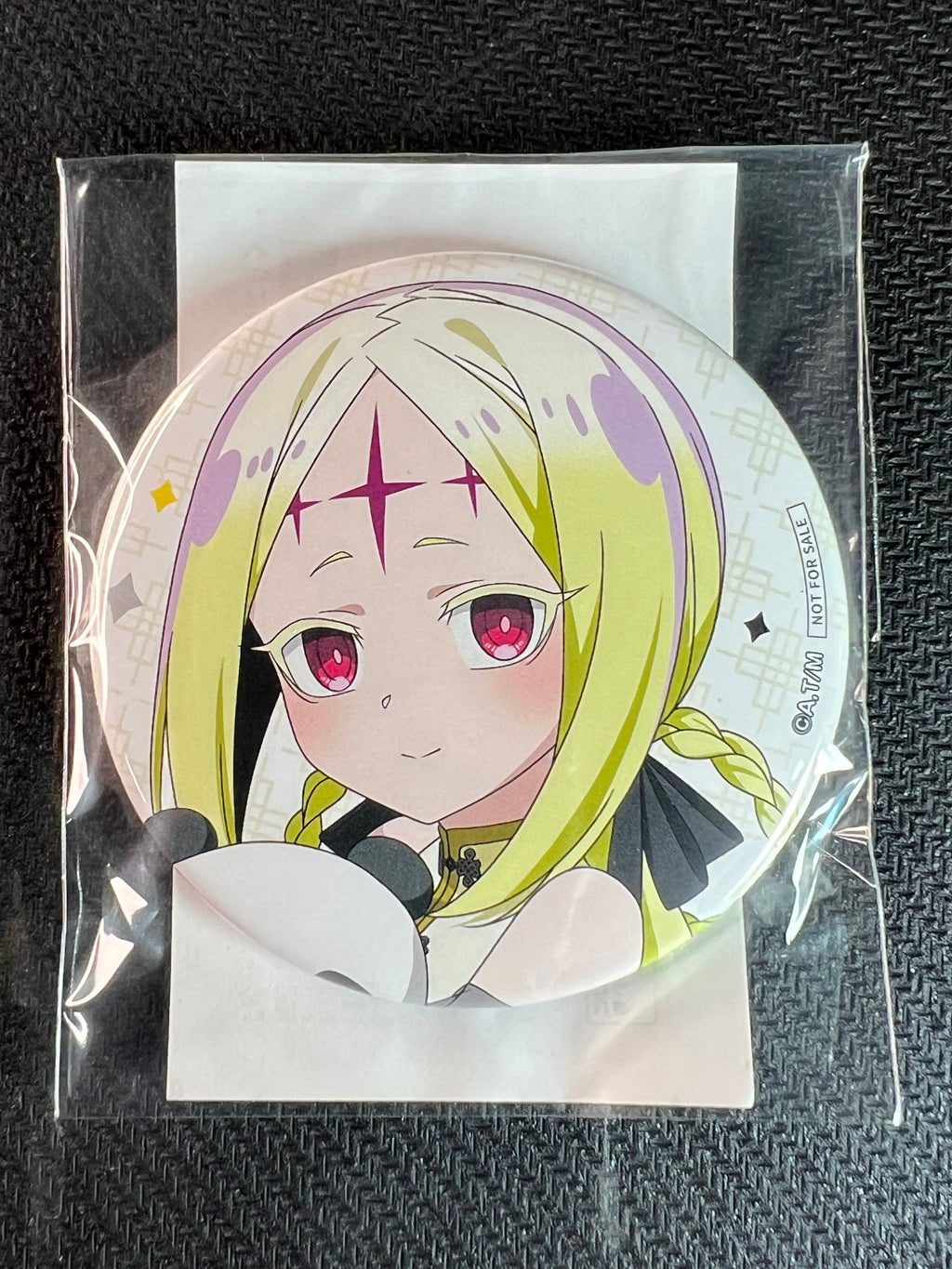 Gushing Over Magical Girls “Nero Alice" Bonus Badge China Swimsuit Style Kuji Kore ~2.25 Inches