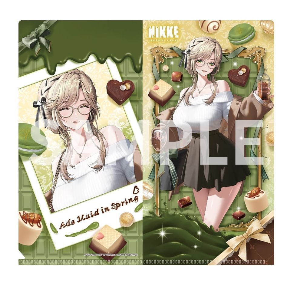 Nikke Clear File/Ticket Holder SWEET VALENTINE FAIR Sealed/Blind, Pack is random, may hit Duplicates.