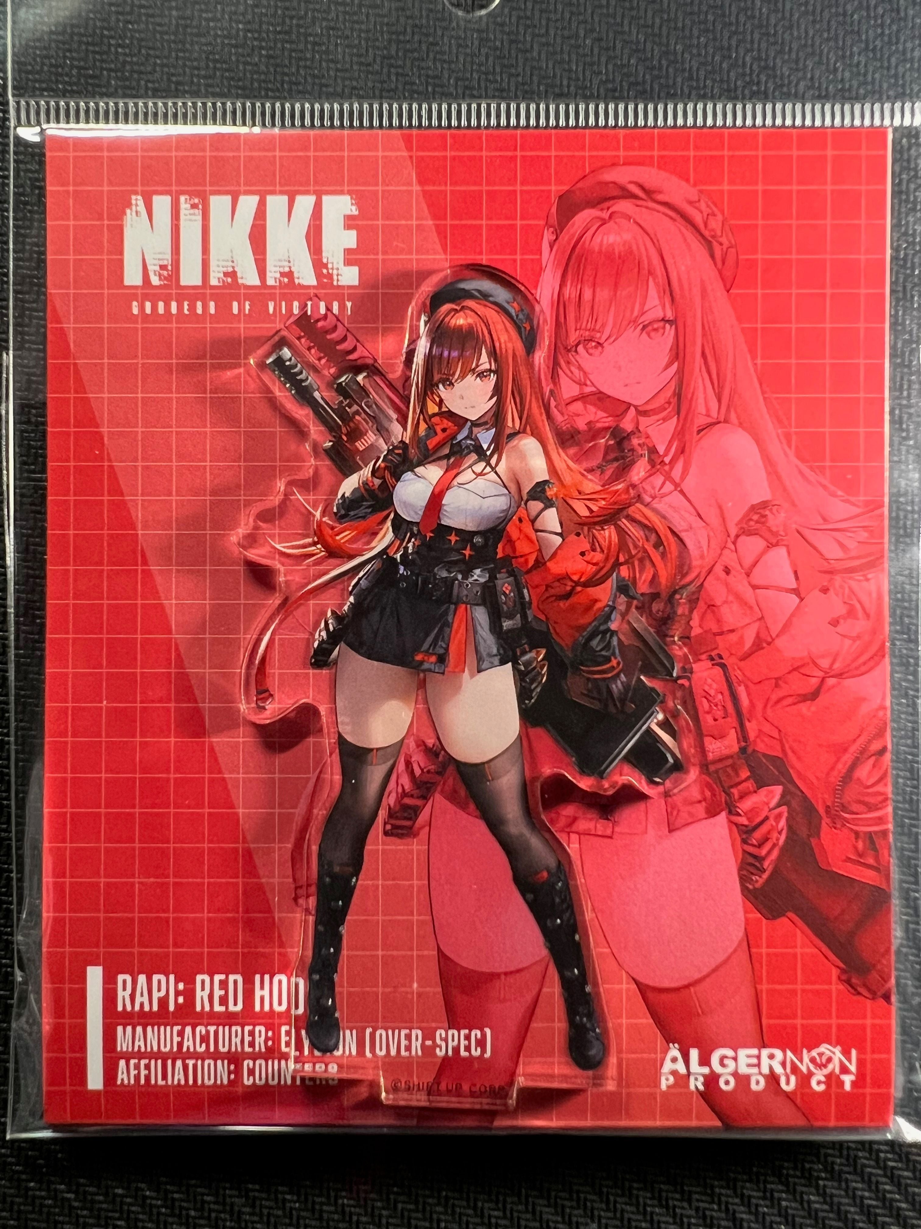Nikke “Rapi: Red Hood” Acrylic Stand Algernon Stands ~4 Inches