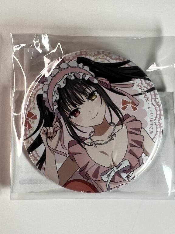 Date A Bullet “Kurumi Tokisaki C” D-05 Badge Kuji Kore Midnight Sweet Bunny Style