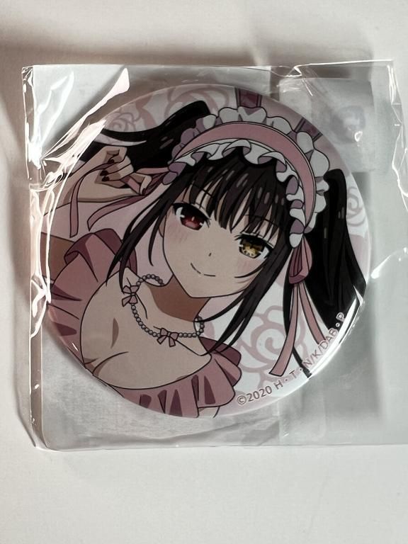 Date A Bullet “Kurumi Tokisaki D” D-06 Badge Kuji Kore Midnight Sweet Bunny Style