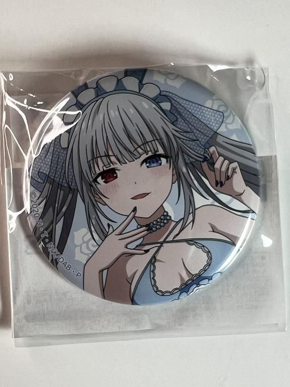 Date A Bullet “White Queen D” D-08 Badge Kuji Kore Midnight Sweet Bunny Style