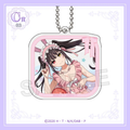 Date A Bullet “Kurumi Tokisaki B” C-03 Acrylic Keychain Kuji Kore Midnight Sweet Bunny Style ~2.3x2.3 Inches