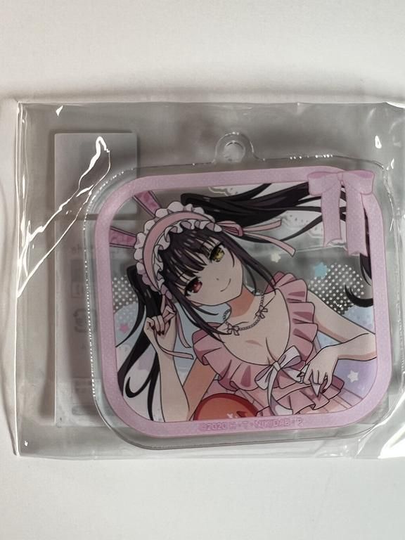 Date A Bullet “Kurumi Tokisaki B” C-03 Acrylic Keychain Kuji Kore Midnight Sweet Bunny Style ~2.3x2.3 Inches