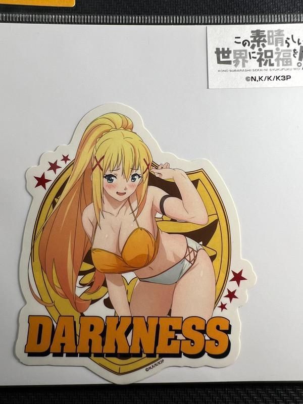 KonoSuba "Darkness" Swimwear Ver Sticker Cospa